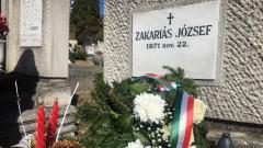95 éve született Zakariás József, a sírjánál koszorúzott a szövetség
