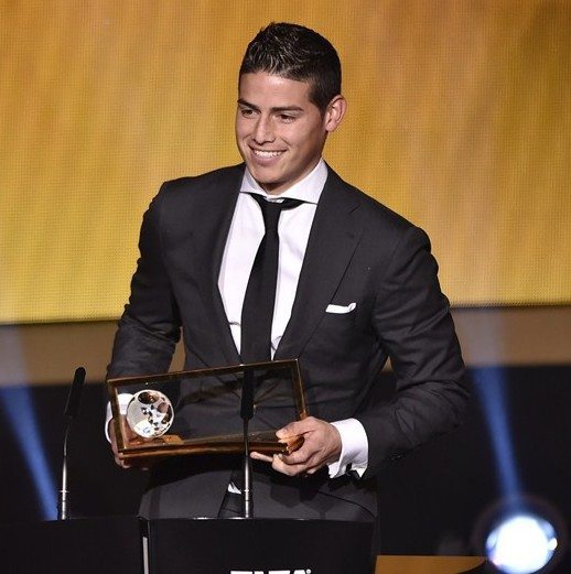 Kolumbiai játékos nyerte a Puskás-díjat